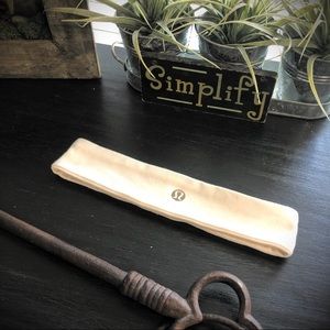 Lululemon Athletica White Headband